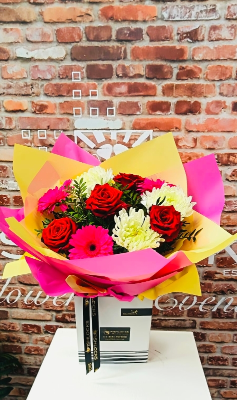 Fishlocks Cerise Lucky Love Hand Tied