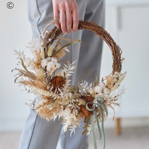 Dried Winter Wreath