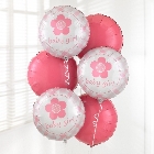 Baby Girl Balloon Bouquet.