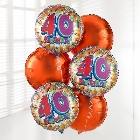 40th Birthday Balloon Bouquet.