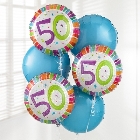 50th Birthday Balloon Bouquet.