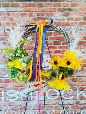Fishlocks Easter Brights Wreath