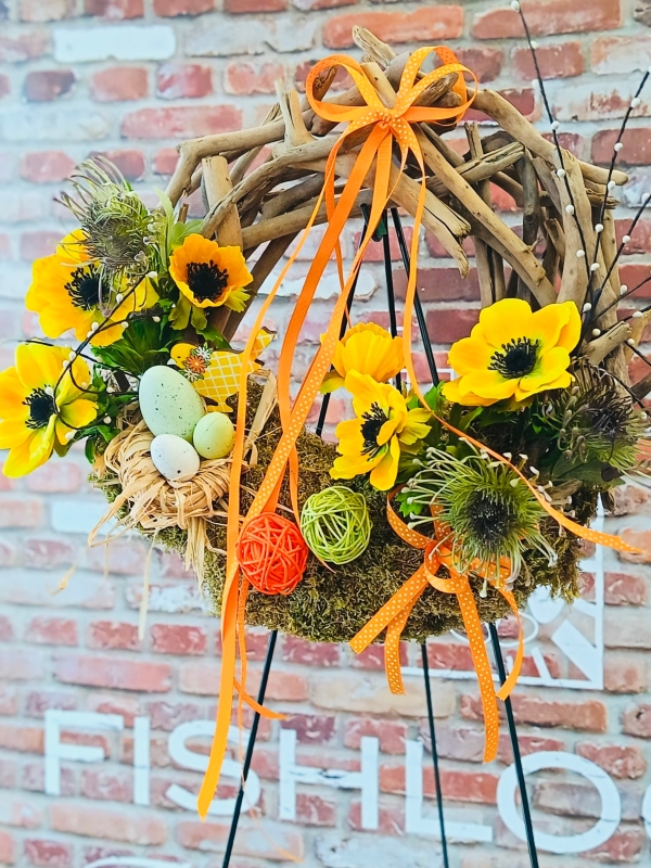 Fishlocks Easter Nest Wreath