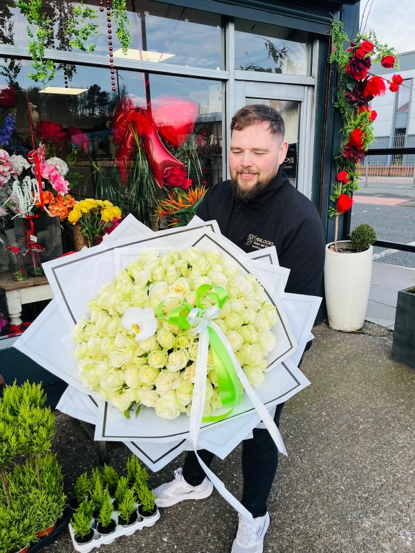 Fishlocks white rose 100