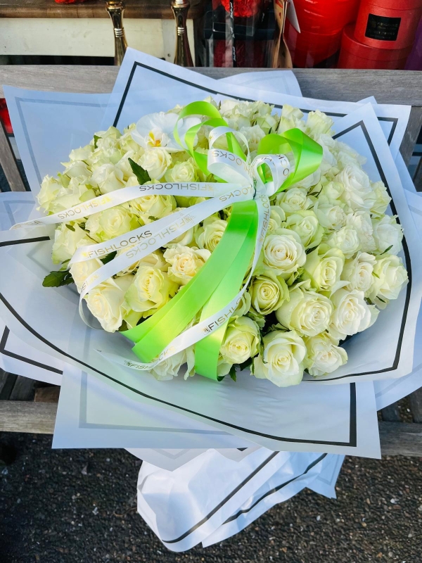 Fishlocks white rose 100