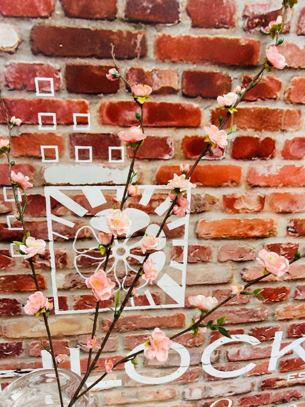 Pink Cherry blossom Spray