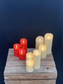 Simuflame LED Candles   Aged Ivory