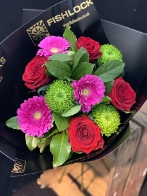 Fishlocks Cerise Lucky Love Hand Tied