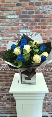 Fishlocks Ever Love   Blue and white roses