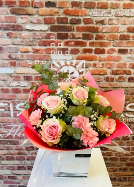 Fishlocks Pink Cloud Hand Tied