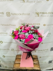 Fishlocks cerise cloud handtied