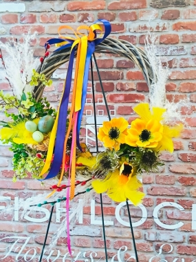 Fishlocks Easter Brights Wreath