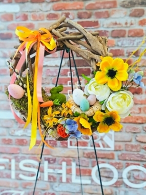 Fishlocks Easter Morning Wreath