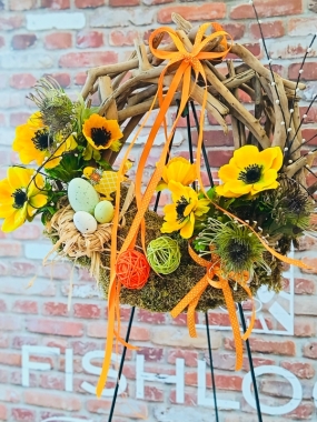 Fishlocks Easter Nest Wreath