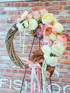 Fishlocks Easter Pastels Wreath