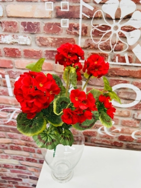 Geranium Spray Red